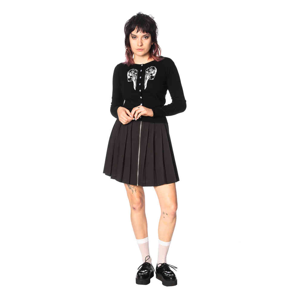 Banned - URBAN VAMP Jupe - Noir